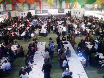 Público en el Recinto Ferial de Barbastro